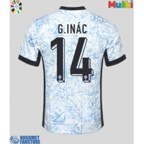 Portugal Goncalo Inacio #14 Gostujuci Dres EP 2024 Kratak Rukav